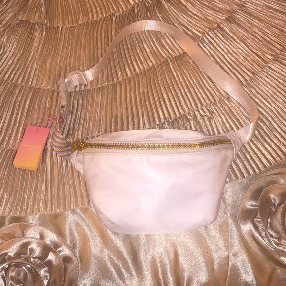 Stoney Clover Lane Pink and Gold Belt Bag - Picture 1 of 1